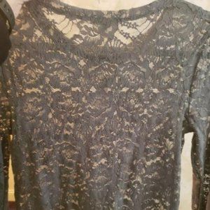 Express Lace Long Sleeve Shirt